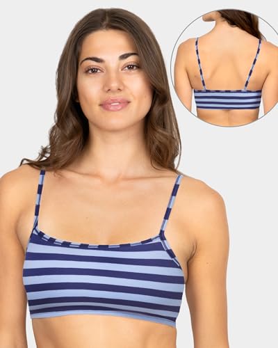Image of Fruit of the Loom Women's Spaghetti Strap Cotton Sports Bra - All-Day Comfort