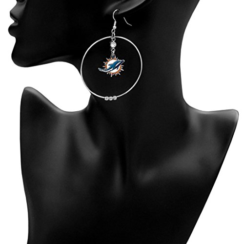 Image of NFL 2-Inch Hoop Earrings