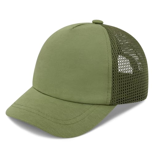 Gorra de camionero para niños pequeños transpirable que protege del sol con ajuste cómodo