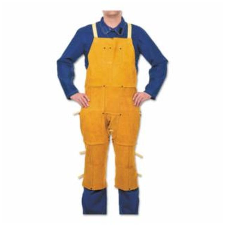 BEST WELDS 902-Q-9 - Leather Split Leg Bib Aprons, 42