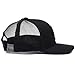 ARIAT Men's Monochrome Shield Logo Cap, Black with Mesh Back, Adjustable Snap-Back Closure