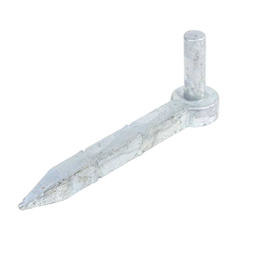 SCORPIO HARDWARE® Heavy Duty Field Farm Gate Hook to Drive 19mm Pin Galvanised 0.7" Spike Hanger