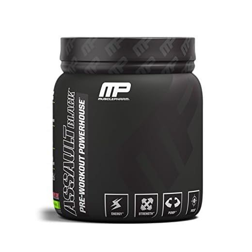 MusclePharm Assault Black Label Strawberry Lime-30 Servings