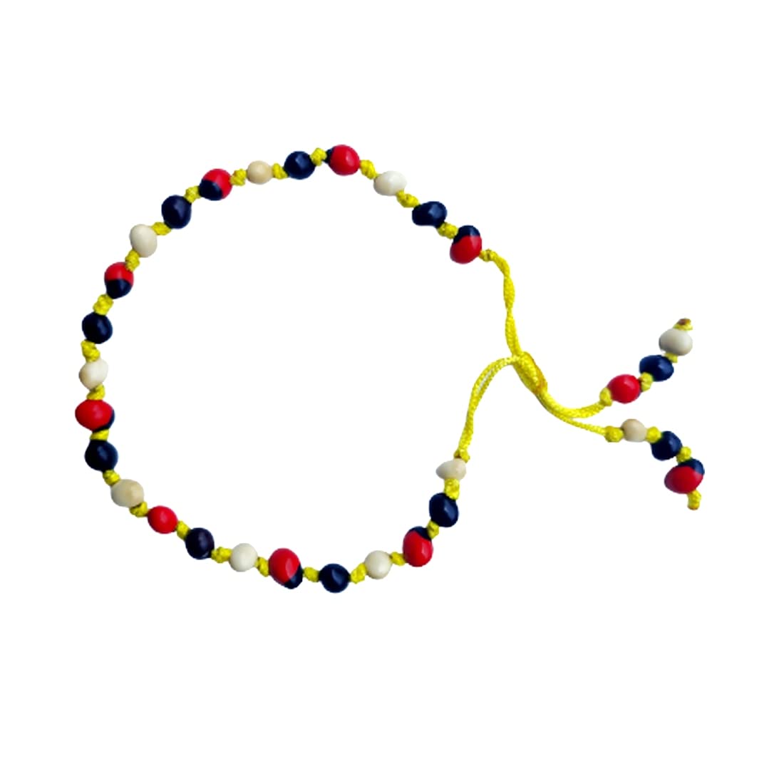 New Natural Red Black White Chirmi Gunja Ratti Bracelet Band For Men And Women (Thread Purpal) (B0B6VRLQXQ) Amazon Price History, Amazon Price Tracker
