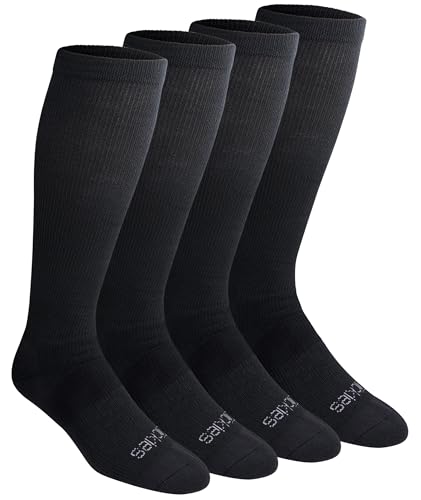 Image of Dickies Men's Light Compression Comfort Over-The-Calf Socks, Available in M-XXL (2, 4 Pairs)