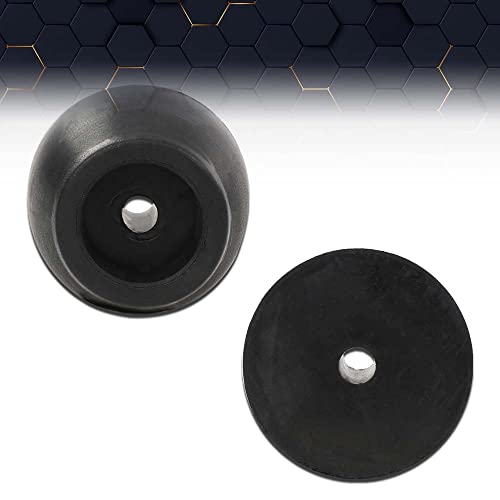 Topes cónicos de goma para puerta de rampa PIT66, compatibles con remolque de carga y camión, 2 piezas miniatura 6