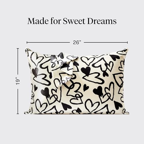 image for Kitsch Satin Pillowcase with Zipper for Hair & Skin - Softer Than Silk
