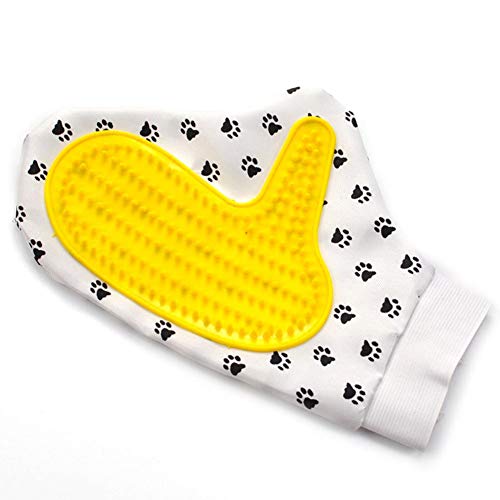 Pet Massage Glove By Woof Toys Grooming Soft Rubber Massageing Nubs Remove Old Hair for Cats Dogs Rabbits