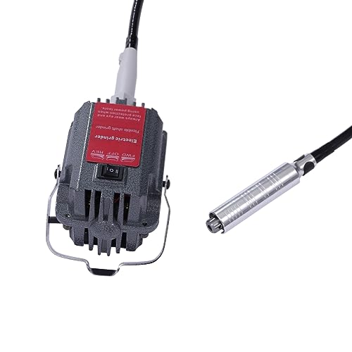 Rotary Tool Flex Shaft Hanging Grinder Carver Electric Multi-Function Metalworking Tools Repair Kit, Foot Pedal Control, Hanging Flexshaft Mill Jewelry Design&Repair Tools, 4mm, 18000rpm