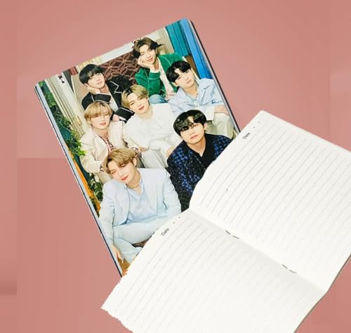 Image of A6 Small Size Bts Theme 4Pcs Diary For Girls Bts Army Team Ruled Pages For Kids Personal Diary Diary For Kids Bts Notebook Bangton Boys Pop Singer Group Diary Return Gift For Kids (A6P)