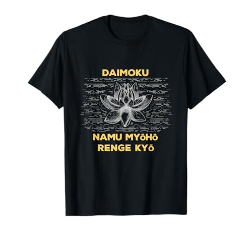 Photo de Mantra du Sutra du Lotus Daimoku Namu Myoho Renge Kyo T-Shirt