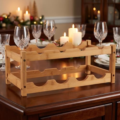 Soporte de madera SECFOU para botellas de vino 45X23.5CM miniatura 7