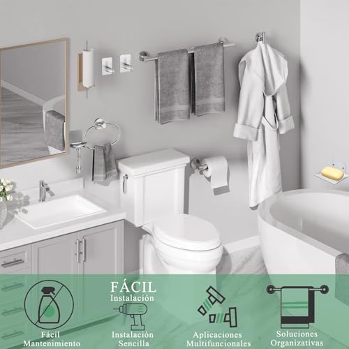 El Mejor Listado de Accesorios de baño Top 10. 29 Imagen adicional