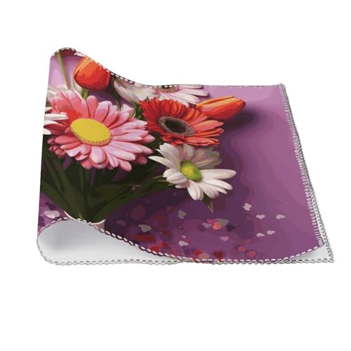 Sets de table en toile fleuris de qualité supérieure durables - 4