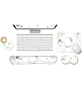 ArtSo Keyboard Wrist Rest Mouse Pad Wrist Support Ergonomic, Memory Foam 4 in 1 Mousepad Non-Slip...