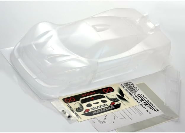 Exotek Fifty 1/10 Usgt Race Body Clear Lexan W/Wing 194mm EXO2129