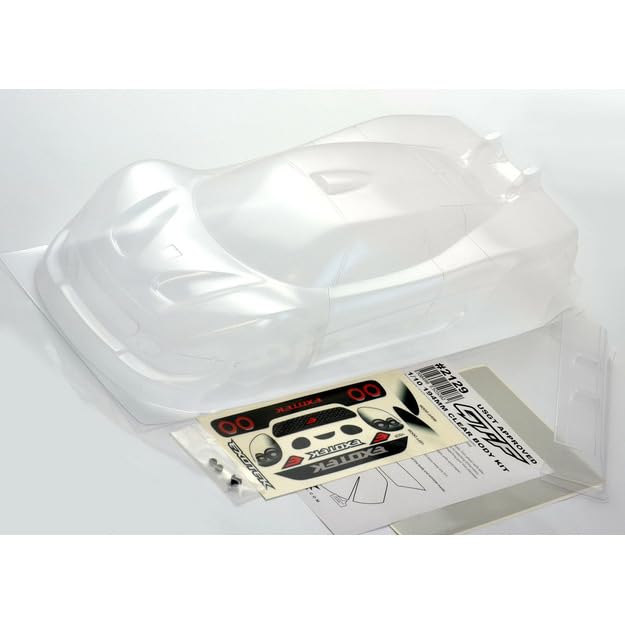 Exotek Fifty 1/10 Usgt Race Body Clear Lexan W/Wing 194mm EXO2129