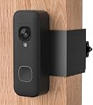 Support de porte vidéo antivol, Mont de porte sans percement pour Blink Video Porte-porte Support de portes pour Appartement Home Office Compatible avec Blink Vidéo Porte-bébé