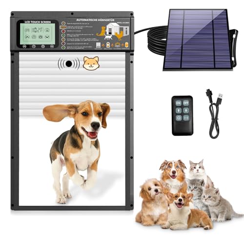 XRDZYXGS Solar Rechargeable Pet Door