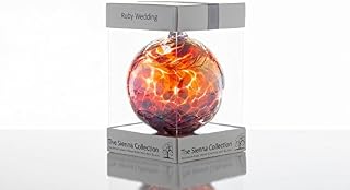 Sienna Glass 40th Wedding 10cm Friendship Ball
