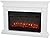Real Flame Beau Electric Fireplace, White