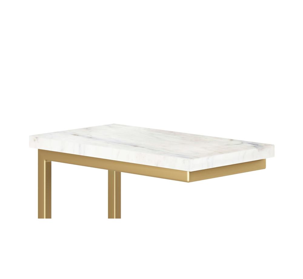 Amazon.com: SIMPLIHOME Skyler Metal Table - 18