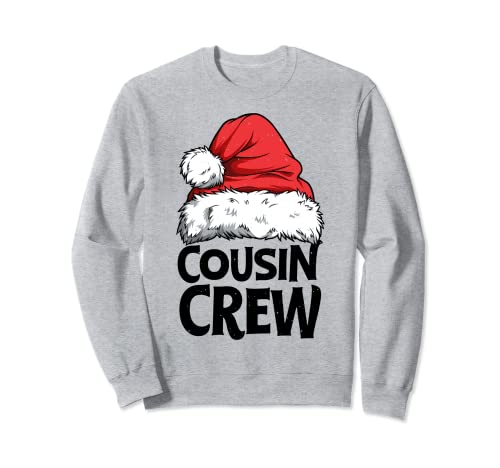 Santa Cousin Crew Christmas Family Matching Pajamas Xmas Men Felpa