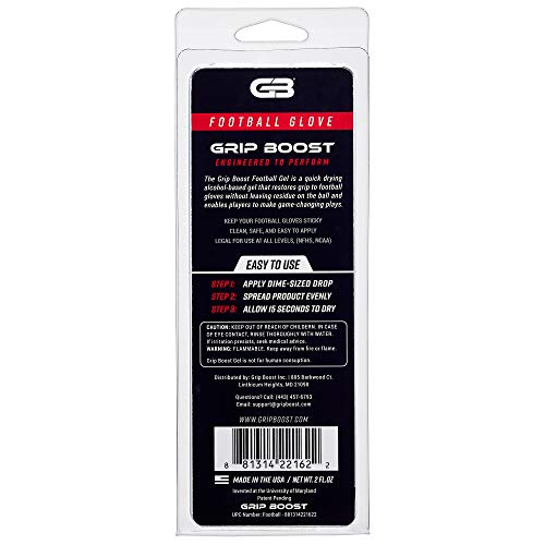 Grip Boost Football Gloves Grip Gel 2Oz. Bottle #TOP2