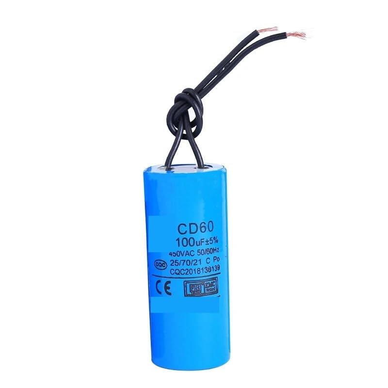 100uF 450V AC Appliance Electronic Starter Start Run Capacitor Air Compressor Capacitors Heavy Duty Electronic Starter Starting DIY