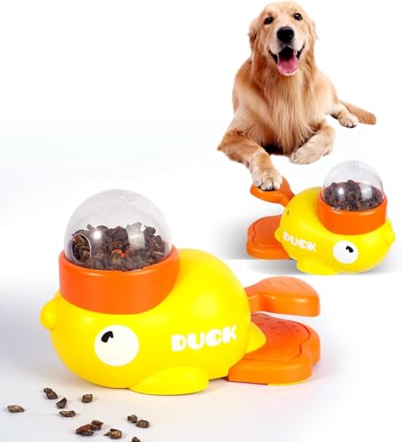 2025 犬 知育玩具 おやつのためのアヒルシェイプ犬フィーダ おすとおやつがでてくるおもちゃ 犬 猫 おもちゃ 犬 おやつ おもちゃ