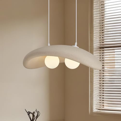 Suspension cuisine moderne Wabi-Sabi, lustre îlot restaurant 66cm