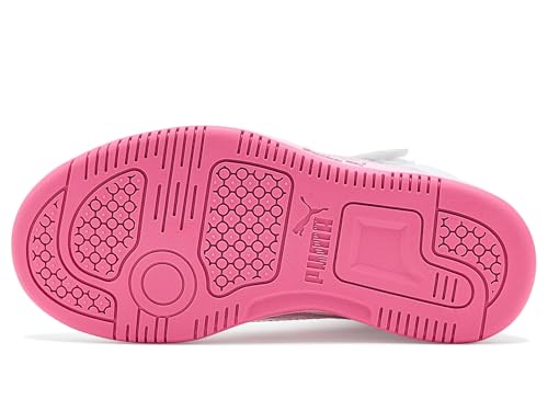 Image of PUMA Kids' Rebound Layup Mid Hook and Loop Sneakers
