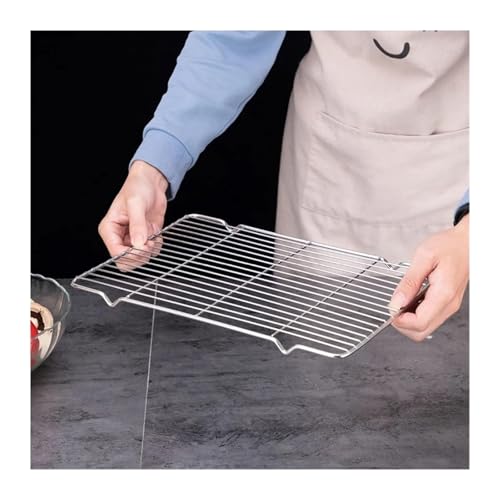 Étagère en maille de barbecue durable en acier inoxydable argenté - 3
