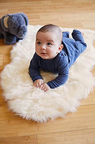 Overland Long Wool Sheepskin Baby Rug
