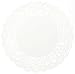 Brooklace LA906-2M 6" Round White Bond Lace Doily (Case of 2,000)