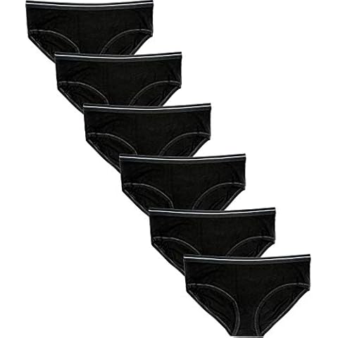Trimfit Women's Ultra Soft Hipsters, 3-Pack of Tagless Multi-Color Underwear - Black - 14 UK Large Cover