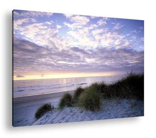 Cadre en bois véritable deyoli 90 x 60 cm souvenir de vacances à la plage