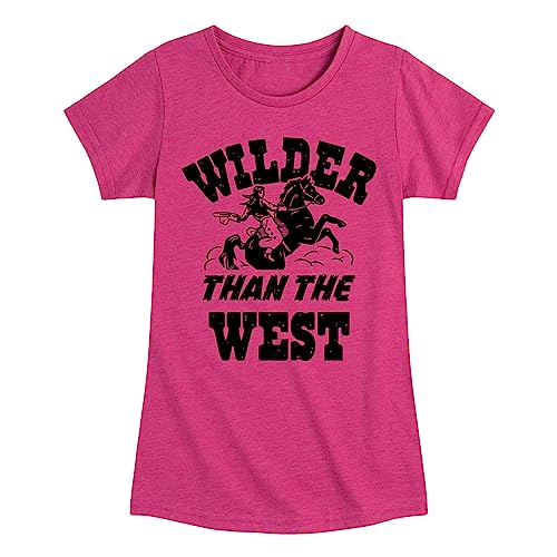 Instant Message - Wilder Than The West - Toddler & Youth Girls Short Sleeve Graphic T-Shirt
