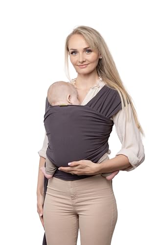 Boba Baby Wrap Carrier, Original Baby Sling Carrier for Newborns (7-35 lbs), Soft, Secure, Hands-Free & Ergonomic