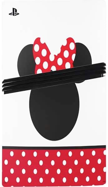 Skinit Decal Gaming Skin Compatible with PS5 Pro Console - Officially Licensed Disney Minnie Mouse Symbol Design