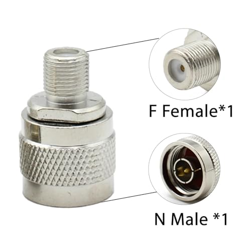 Cable de extensión L16 latón con conectores tipo N macho a tipo F hembra recta 2