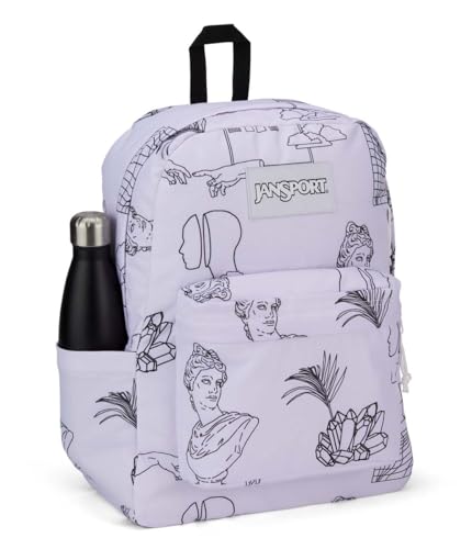 JanSport Mochila Superbreak Plus – Mochila para trabalho, viagem ou laptop com bolso para garrafa de