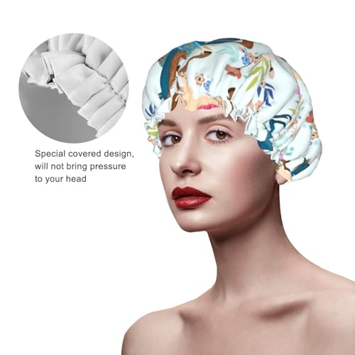 Bonnet de douche ajustable idéal pour protéger son brushing dans le bain