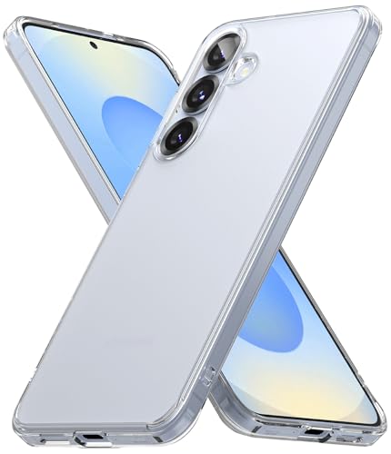 Image of Ringke Fusion Matte Compatible with Samsung Galaxy S25 Case Cover Anti Fingerprint Hard Back Soft Flexible TPU Bumper Scratch Resistant Natural Form S25 Back Cover - Matte Clear