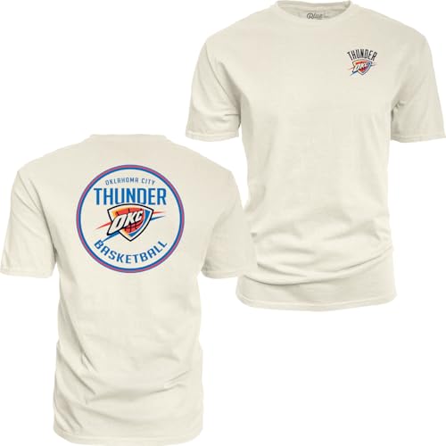 Image of Blue 84 NBA Unisex-Adult NBA Officially Licensed T-Shirt Ringspun Front /Back Ivory