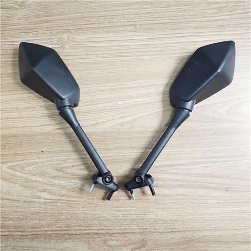 Espejos retrovisores laterales negros con visión ampliada para Ninja 650R y Z1000SX