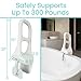 Vive Bathtub Rail - Bathroom Tub Safety Rail Heavy Duty for Seniors, Elderly, Handicap and Disabled - Clamp Railing Bath Support - Adjustable Shower Hand Grip - Handle Assist Grab Bar - Fits Most Tubs