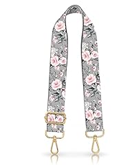 Grey Flowers [Gold Buckle]