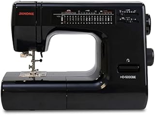 Janome HD5000 Black Edition Heavy Duty Sewing Machine with Bonus Quilt Kit
