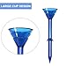 LIQIWI Big Cup Golf Tees & Golf Tees Double Layer Plastic,Reduce Friction and Side Spin ＆ Excellent Durability and Stability Tees 3 1/4 Inch 40 Pack,Mixed Colors for Practice TE017